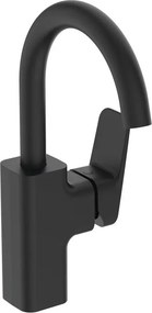Baterie lavoar inalta Ideal Standard Ceraplan negru mat cu pipa rotativa