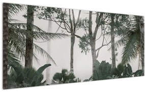 Tablou - Jungla în ceața dimineții (120x50 cm)