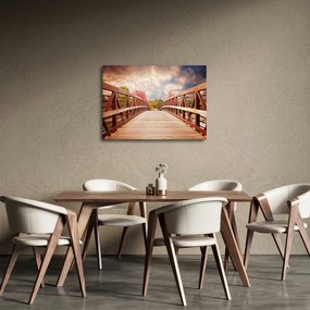Tablou - pod din lemn (70x50 cm)