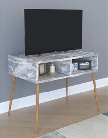 Comoda TV Homs, marmorat, 72x 30 x 58.6 cm.15109-C