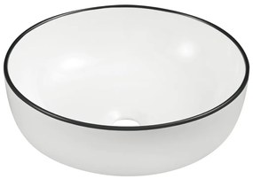 KR-98 WH/BL chiuvetă cu design ceramic