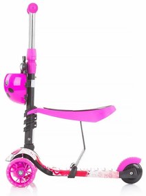 Scooter Chipolino cu bară de ghidare Kiddy Evo3in1 , Lollipop