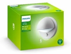 Lampă de perete Philips 16246/87/16 pentruexterior cu senzor June 19,5 cm, gri