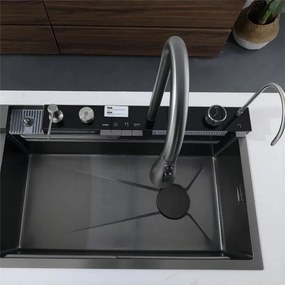Chiuveta Bucatarie Profesionala Multifunctionala LED, Inox