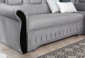 Supermobel Canapea extensibilă LORD, 250x105x180, monolith 29, dreapta
