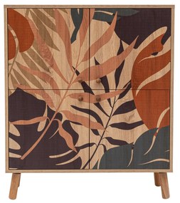Mobilier pentru hol Maluxe Palm (Stejar sonoma + Albastru închis). 1089059