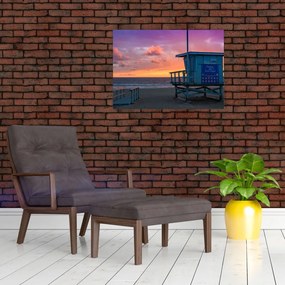 Tablou de pe plaja Santa Monica (70x50 cm)