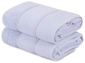 Prosoape albastru-deschis 2 buc. din bumbac din frotir 50x90 cm Daniela – Foutastic