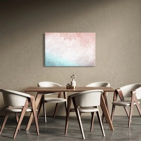 Tablou - Mandala pe zid 2 (90x60 cm)