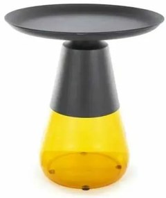 Măsuță de cafea Carini, negru / portocaliu