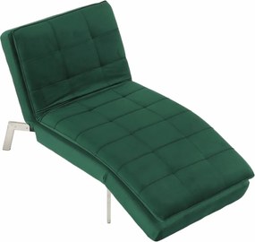 Fotoliu extensibil, smarald/crom, REMAN