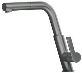 Baterie pentru chiuvetă Deante BQS_D73M SILIA – cu duș extractibil, finisaj titan