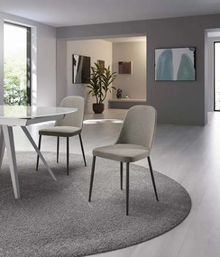 STONES Scaun din material textil 55cm X 46cm H. 85cm | Aosom Romania