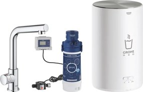 Baterie bucatarie Grohe Red Mono tip L crom si boiler marimea M