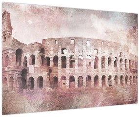 Tablou - Carte poștală de epocă a orașului N⁰2 (90x60 cm)