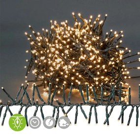 Instalație LED de Crăciun de exterior Nedis CLCS768 768xLED/7 funcții 8,6m IP44 alb cald