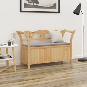 vidaXL Bancă, 107x45x75,5 cm, lemn masiv de brad