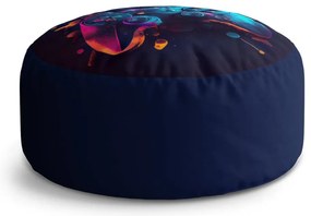 Taburet Circle controller Abstract, negru