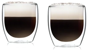 Glaswerk Altino, pahare termice cu sticlă dublă, 250 ml, realizate manual, sticlă borosilicată