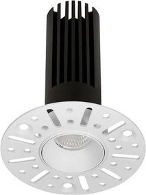 Mini Spot incastrabil LED 10W 3000K Trimless Duran alb