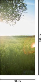 Fototapet pentru ușă - Luncă de vară (95x205cm)