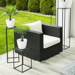 Suport pentru flori 70x24 cm, negru