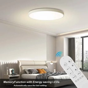 Immax NEO 07315L-LED Plafonieră reglabilă SEMPLICI 96W/230V diam. 80 cm Wi-Fi Tuya albă + telecomandă
