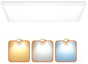 Panou LED aplicat NIVERA LED/32W/230V IP54 29,5x59,5 cm alb