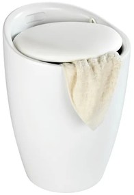 WENKO 24228100 - Taburet CANDY, 36 x 50,5 cm, alb/negru