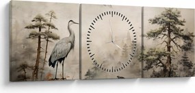 Tablou - Desen animat peisaj (cu ceas) (90x30 cm)