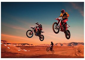 Fototapet autoadeziv motocicliști