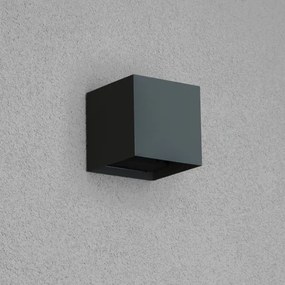Aplică LED de exterior Brilagi CUBE LED/6W/230V antracit IP54
