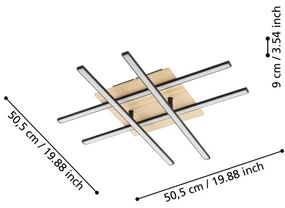 Plafonieră LED MARINELLO LED/21W/230V Eglo 99793