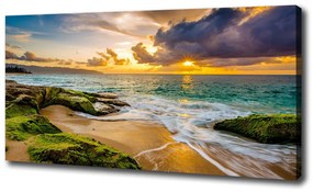 Print pe canvas Apus de soare pe mare