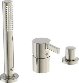 Baterie cada - dus Ideal Standard Atelier Joy argintiu Silver Storm cu 3 elemente