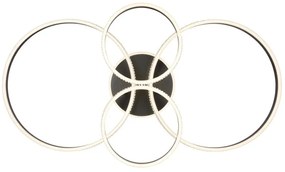 Plafoniera LED CCT GROUNI aluminiu titan mat