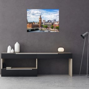 Tablou pe sticlă - Big Ben (70x50 cm)