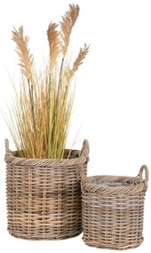 Gili Coșuri cubu rattan, natural 2 bucăți