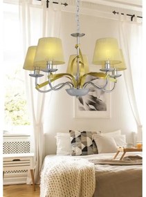 Lustră pe lanț DIVA 5xE14/40W/230V