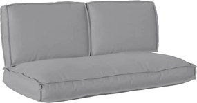 vidaXL Set de perne 3 pcs Gri Material Oxford