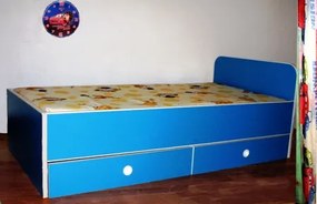 Pat copii cu doua sertare