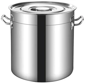 Oala cu capac Rosberg R51211C25, 12 litri, 25x25 cm, Inox