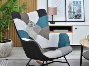 Fotoliu Sibyla (patchwork + fag negru). 1110396
