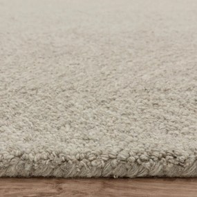 Covor crem țesut manual din amestesc de lână 160x230 cm Theodore Chevron – Asiatic Carpets