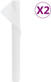 vidaXL Husă de fleece pentru plante, 2 role, 70 g/m², 10x1,6 m