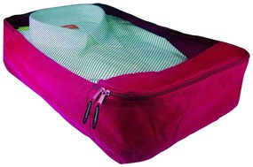 Husa protectie pentru haine 40x26x10 cm, rosu