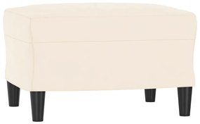 349405 vidaXL Bancă, crem, 70x35x41 cm, catifea