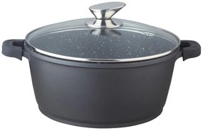 Oala marmorata 36 cm cu capac Imperial Collection IM-CASP36M