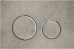 Clapeta de actionare Geberit Sigma21 aspect beton/inel crom