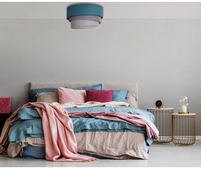 Duolla - Plafonieră TRIO 1xE27/15W/230V d. 45 cm turcoaz/gri/alb